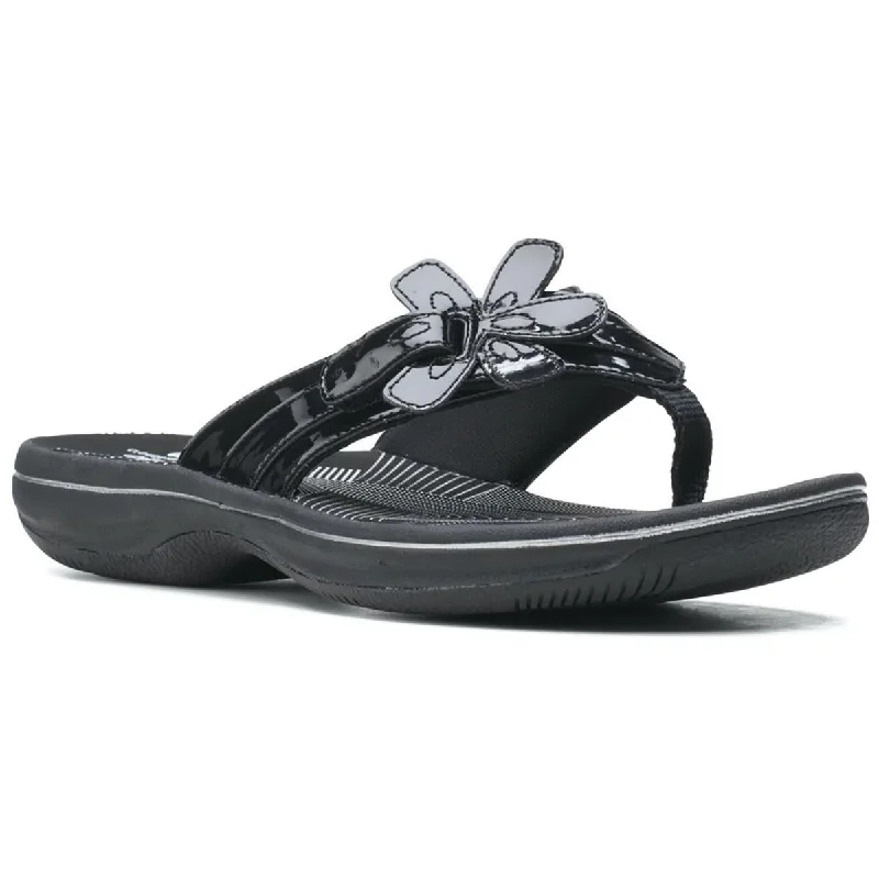 Women's Cork - Soled Espadrille Sandals with a Rope - Trimmed Upper in Navy for a Summer VibeCloudsteppers by Clarks Womens Slip On Wedge Thong Sandals Women's Cork - Soled Espadrille Sandals with a Rope - Trimmed Upper in Navy for a Summer VibeCloudsteppers by Clarks Womens Slip On Wedge Thong Sandals