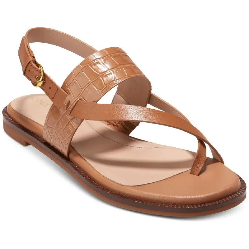 Elastic - Strap Women's Sandals with a Padded Toe in Teal for Easy On - and - OffCole Haan Womens Leather Criss-Cross Slingback Sandals Elastic - Strap Women's Sandals with a Padded Toe in Teal for Easy On - and - OffCole Haan Womens Leather Criss-Cross Slingback Sandals
