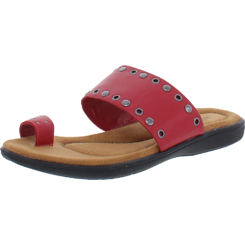 Women's Flat Slide Sandals with a Memory Foam Insole in White for All - Day ComfortCoronado Womens Leather Embellished Slide Sandals Women's Flat Slide Sandals with a Memory Foam Insole in White for All - Day ComfortCoronado Womens Leather Embellished Slide Sandals