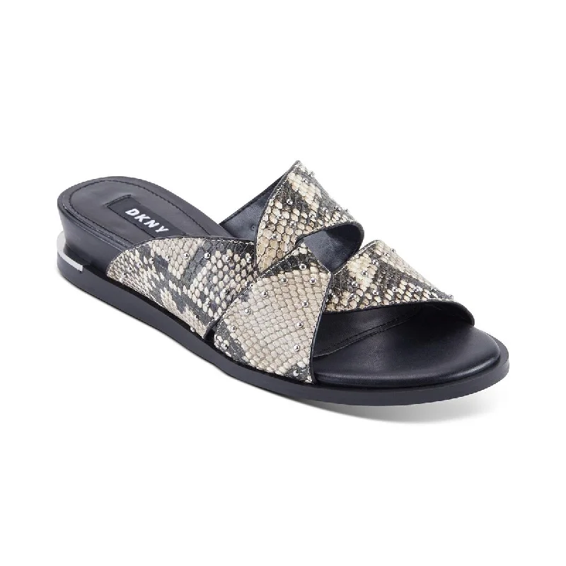 Sustainable Women's Recycled Material Sandals in Beige for Eco - Conscious ShoppersDella Womens Leather Embossed Wedge Sandals Sustainable Women's Recycled Material Sandals in Beige for Eco - Conscious ShoppersDella Womens Leather Embossed Wedge Sandals
