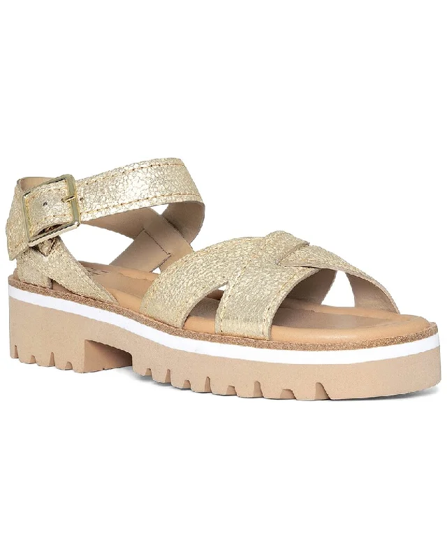 Women's Sandals with a Glitter - Coated Strap in Gold for a Sparkly Summer OutfitDonald Pliner Pyper Leather Sandal Women's Sandals with a Glitter - Coated Strap in Gold for a Sparkly Summer OutfitDonald Pliner Pyper Leather Sandal