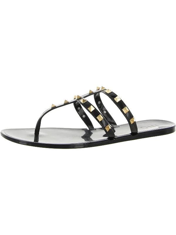 Elastic - Strap Women's Sandals with a Padded Toe in Teal for Easy On - and - OffEllie Womens Patent Flip-Flop Thong Sandals Elastic - Strap Women's Sandals with a Padded Toe in Teal for Easy On - and - OffEllie Womens Patent Flip-Flop Thong Sandals