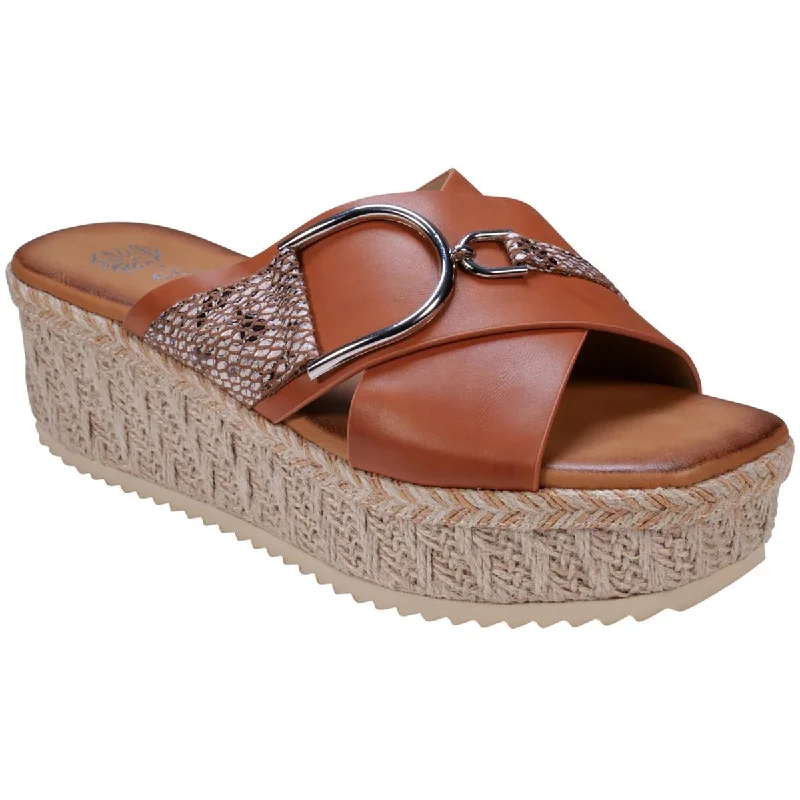 Anti - Slip Women's Sandals with a Grooved Sole in Green for Outdoor AdventuresGC Shoes Womens Lindsey Faux Leather Espadrilles Anti - Slip Women's Sandals with a Grooved Sole in Green for Outdoor AdventuresGC Shoes Womens Lindsey Faux Leather Espadrilles