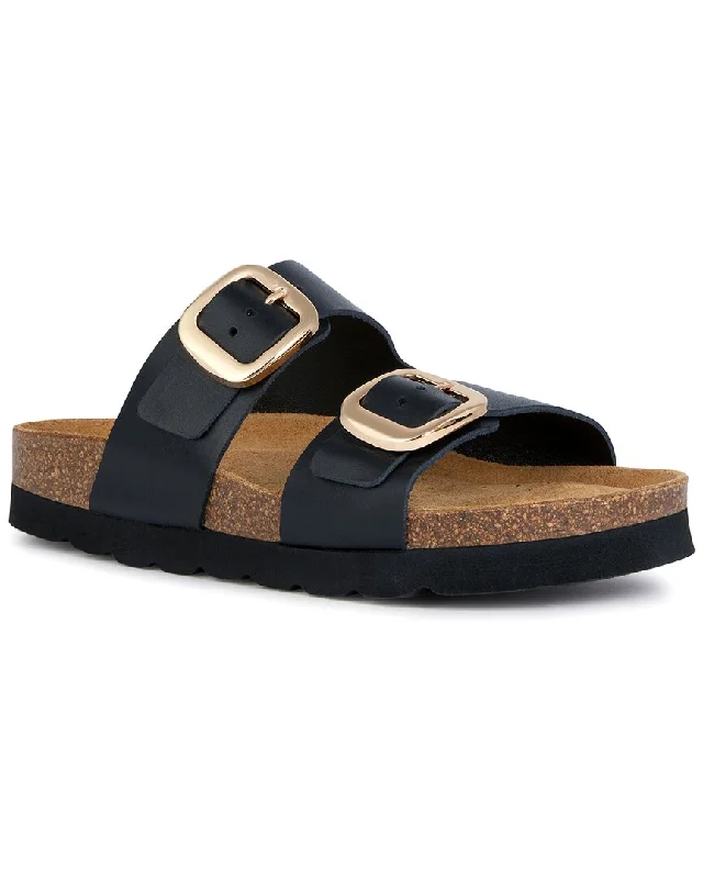 Women's Ankle - Strap Sandals with a Block Heel in Red for a Sophisticated StyleGeox Brionia Leather Sandal Women's Ankle - Strap Sandals with a Block Heel in Red for a Sophisticated StyleGeox Brionia Leather Sandal