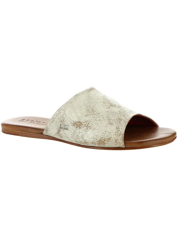 Elastic - Strap Women's Sandals with a Padded Toe in Teal for Easy On - and - OffGIA Womens Leather Slip On Slide Sandals Elastic - Strap Women's Sandals with a Padded Toe in Teal for Easy On - and - OffGIA Womens Leather Slip On Slide Sandals
