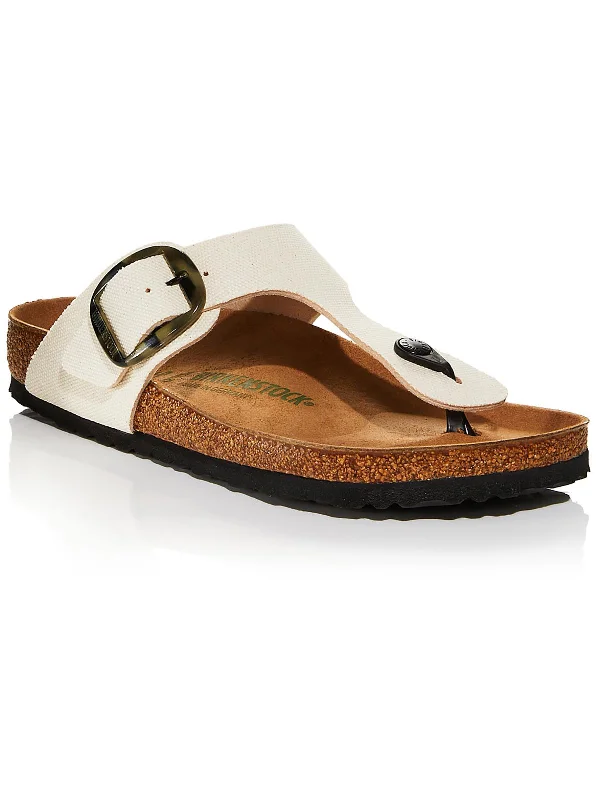 Women's Sandals with a Glitter - Coated Strap in Gold for a Sparkly Summer OutfitGizeh Big Buckle Womens Leather Thong Slide Sandals Women's Sandals with a Glitter - Coated Strap in Gold for a Sparkly Summer OutfitGizeh Big Buckle Womens Leather Thong Slide Sandals