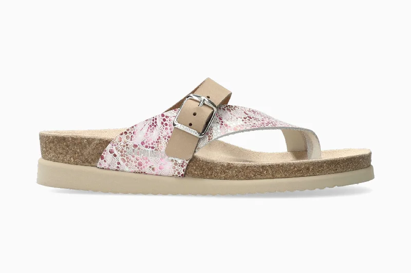 Women's Thong Sandals with a Beaded Design in Multicolor for a Beachy AestheticHelen Mix - Pink Women's Thong Sandals with a Beaded Design in Multicolor for a Beachy AestheticHelen Mix - Pink