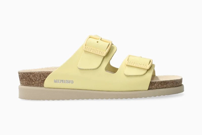 Child - Friendly Women's Sandals with a Secure Buckle in Purple for Moms on the GoHester - Yellow Child - Friendly Women's Sandals with a Secure Buckle in Purple for Moms on the GoHester - Yellow