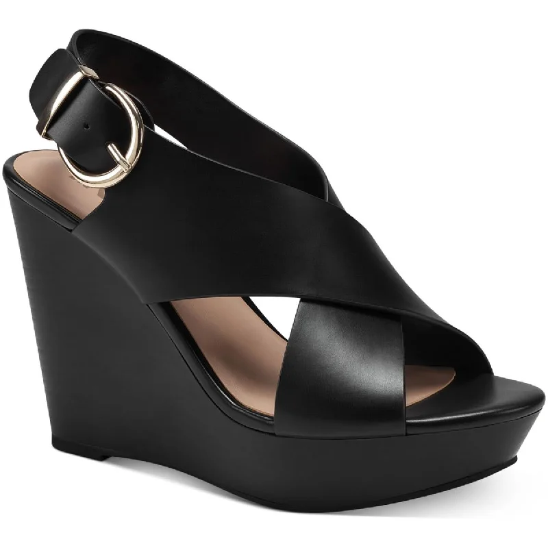 Women's Ankle - Strap Sandals with a Block Heel in Red for a Sophisticated StyleINC Womens Vera Padded Insole Slingback Wedge Sandals Women's Ankle - Strap Sandals with a Block Heel in Red for a Sophisticated StyleINC Womens Vera Padded Insole Slingback Wedge Sandals