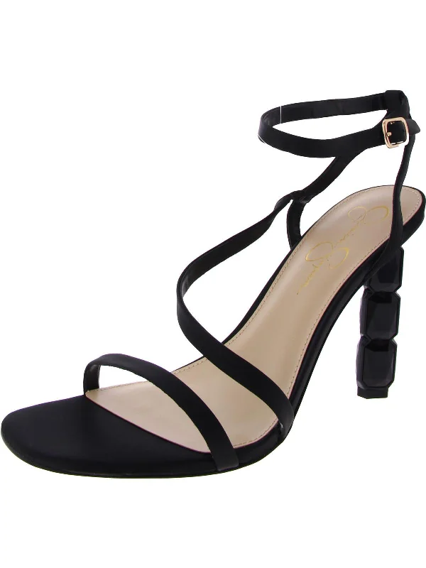 Child - Friendly Women's Sandals with a Secure Buckle in Purple for Moms on the GoJety Womens Satin Ankle Strap Slingback Sandals Child - Friendly Women's Sandals with a Secure Buckle in Purple for Moms on the GoJety Womens Satin Ankle Strap Slingback Sandals