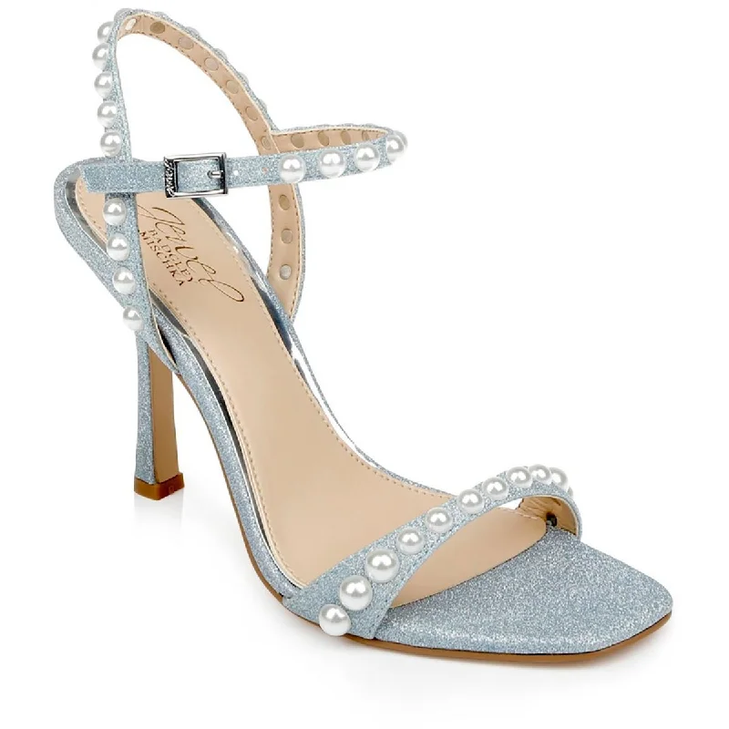 Women's Thong Sandals with a Beaded Design in Multicolor for a Beachy AestheticJewel Badgley Mischka Womens Damaris Beaded Ankle Strap Heels Women's Thong Sandals with a Beaded Design in Multicolor for a Beachy AestheticJewel Badgley Mischka Womens Damaris Beaded Ankle Strap Heels