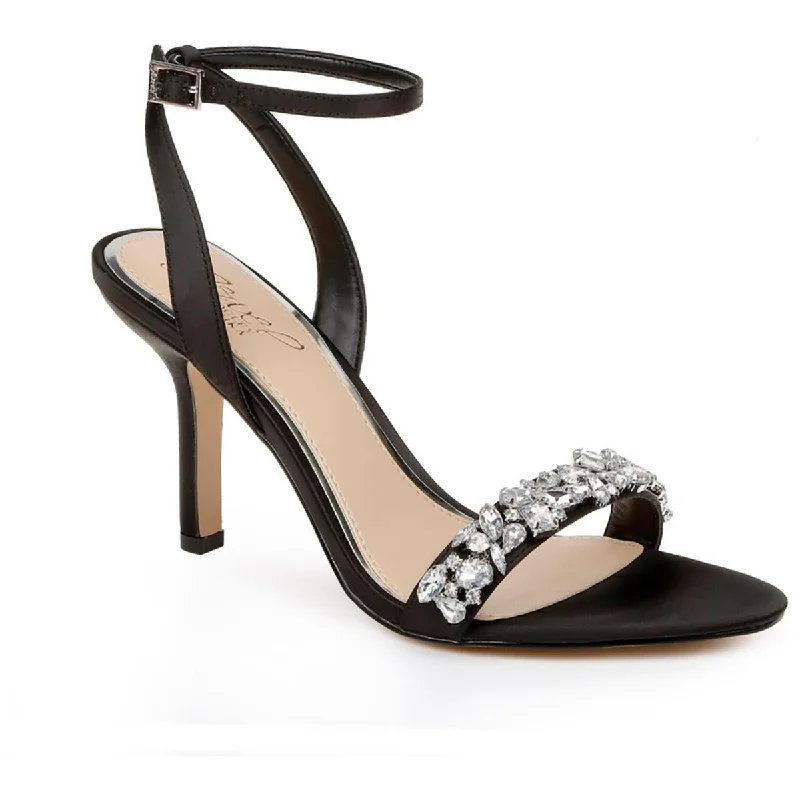 Women's Sandals with a Wedge Heel and a Tassel Detail in Orange for a Trendy LookJewel Badgley Mischka Womens Ojai Satin Ankle Strap Heels Women's Sandals with a Wedge Heel and a Tassel Detail in Orange for a Trendy LookJewel Badgley Mischka Womens Ojai Satin Ankle Strap Heels