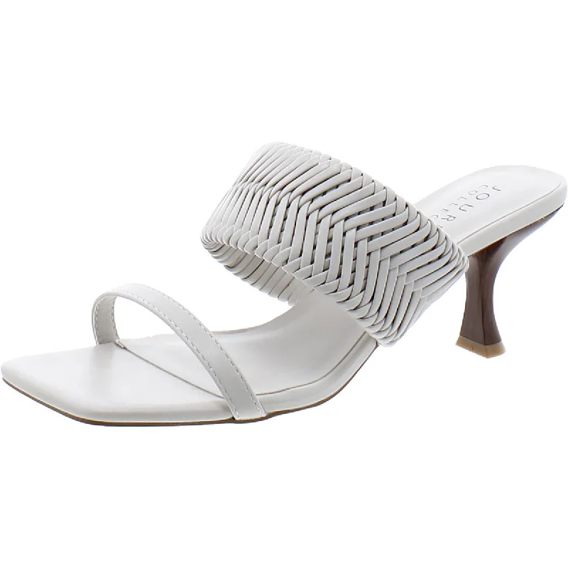 Waterproof Women's Rubber Beach Sandals with Arch Support in Blue for Water ActivitiesJournee Collection Womens Comfort Insole Faux Leather Heels