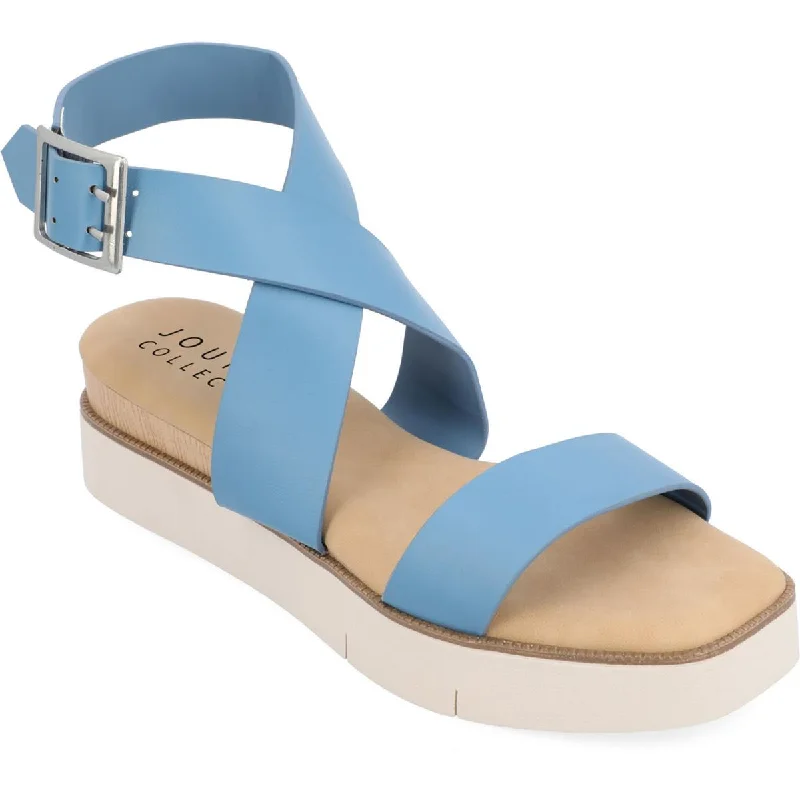 Orthopedic Women's Sandals with Arch Support in Gray for Foot HealthJournee Collection Womens Havalee Ankle Strap Comfort Foam Orthopedic Women's Sandals with Arch Support in Gray for Foot HealthJournee Collection Womens Havalee Ankle Strap Comfort Foam