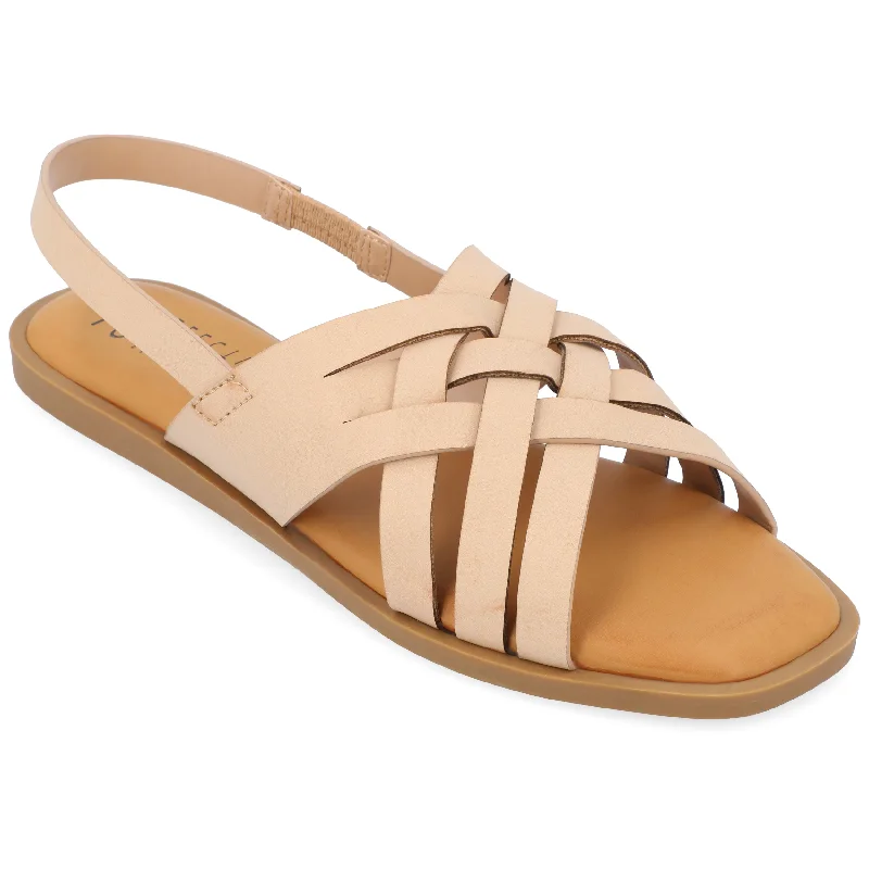 Women's Sandals with a Floral - Printed Upper in Pink for a Feminine Spring LookJournee Collection Women's Tru Comfort Foam Merrin Sandal Women's Sandals with a Floral - Printed Upper in Pink for a Feminine Spring LookJournee Collection Women's Tru Comfort Foam Merrin Sandal