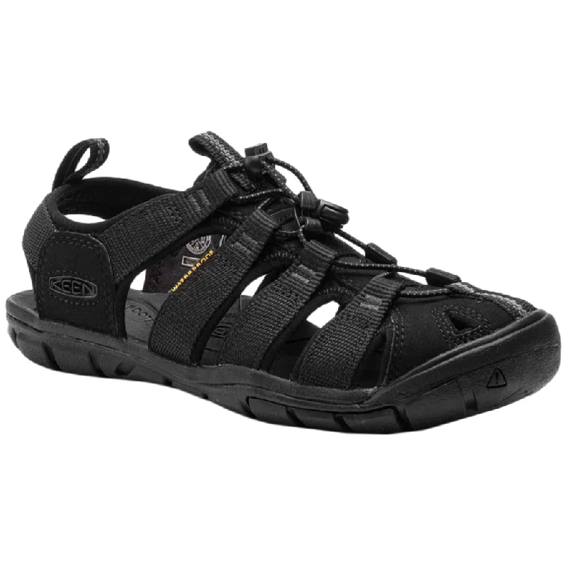 Women's Cork - Soled Espadrille Sandals with a Rope - Trimmed Upper in Navy for a Summer VibeClearwater CNX Women's Waterproof Sandals Women's Cork - Soled Espadrille Sandals with a Rope - Trimmed Upper in Navy for a Summer VibeClearwater CNX Women's Waterproof Sandals