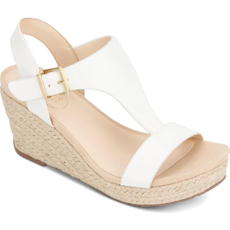 Women's Cork - Soled Espadrille Sandals with a Rope - Trimmed Upper in Navy for a Summer VibeKenneth Cole Reaction Womens Card Ortholite T-Strap Espadrilles Women's Cork - Soled Espadrille Sandals with a Rope - Trimmed Upper in Navy for a Summer VibeKenneth Cole Reaction Womens Card Ortholite T-Strap Espadrilles