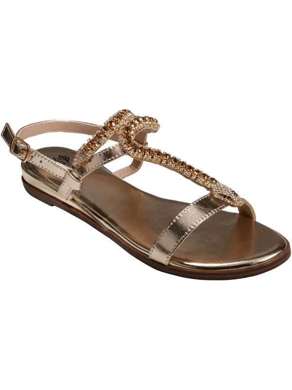Women's Sandals with a Wedge Heel and a Tassel Detail in Orange for a Trendy LookLidia Womens Metallic Embellished T-Strap Sandals Women's Sandals with a Wedge Heel and a Tassel Detail in Orange for a Trendy LookLidia Womens Metallic Embellished T-Strap Sandals