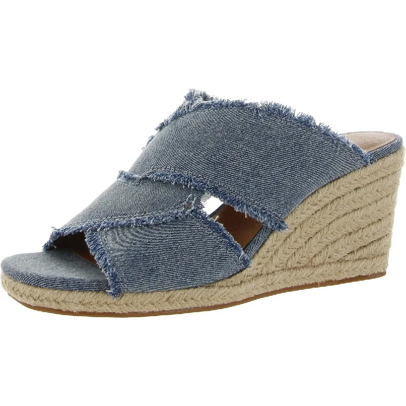 Women's Sandals with a Glitter - Coated Strap in Gold for a Sparkly Summer OutfitLucky Brand Womens Madgie Criss-Cross Denim Wedge Sandals Women's Sandals with a Glitter - Coated Strap in Gold for a Sparkly Summer OutfitLucky Brand Womens Madgie Criss-Cross Denim Wedge Sandals