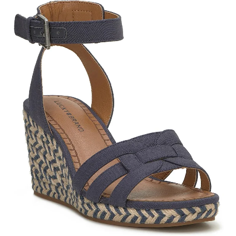 Orthopedic Women's Sandals with Arch Support in Gray for Foot HealthLucky Brand Womens Maleigh Ankle Strap Open Toe Wedge Sandals Orthopedic Women's Sandals with Arch Support in Gray for Foot HealthLucky Brand Womens Maleigh Ankle Strap Open Toe Wedge Sandals
