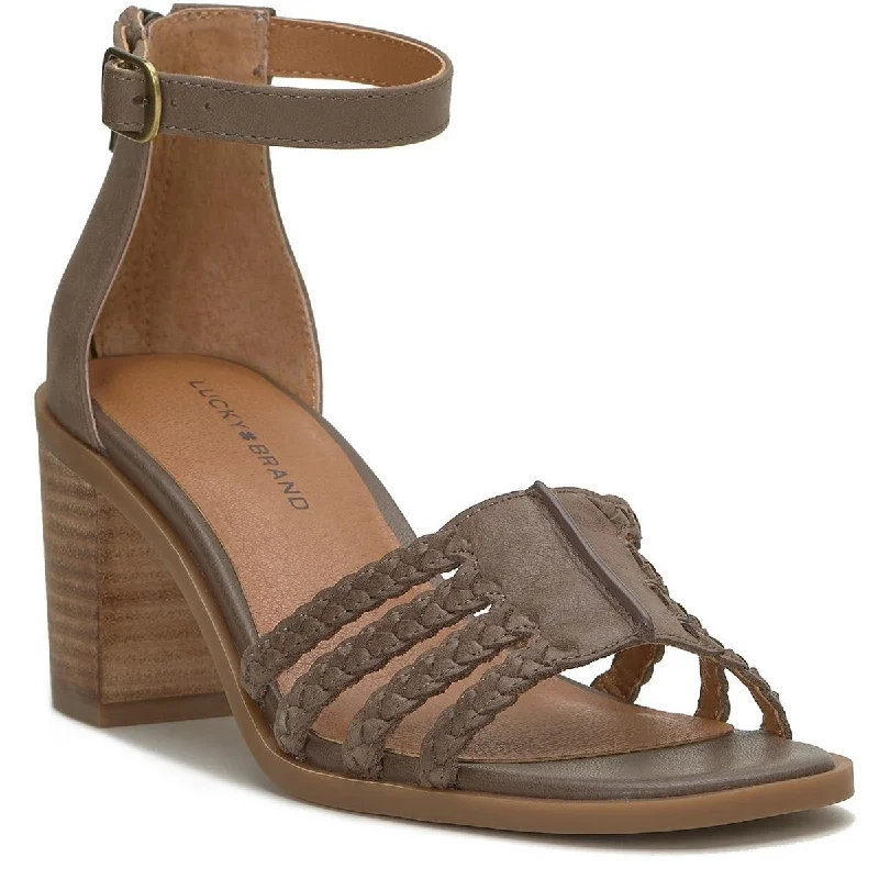 Women's Sandals with a Glitter - Coated Strap in Gold for a Sparkly Summer OutfitLucky Brand Womens Tasmina Leather Ankle Strap Heels Women's Sandals with a Glitter - Coated Strap in Gold for a Sparkly Summer OutfitLucky Brand Womens Tasmina Leather Ankle Strap Heels