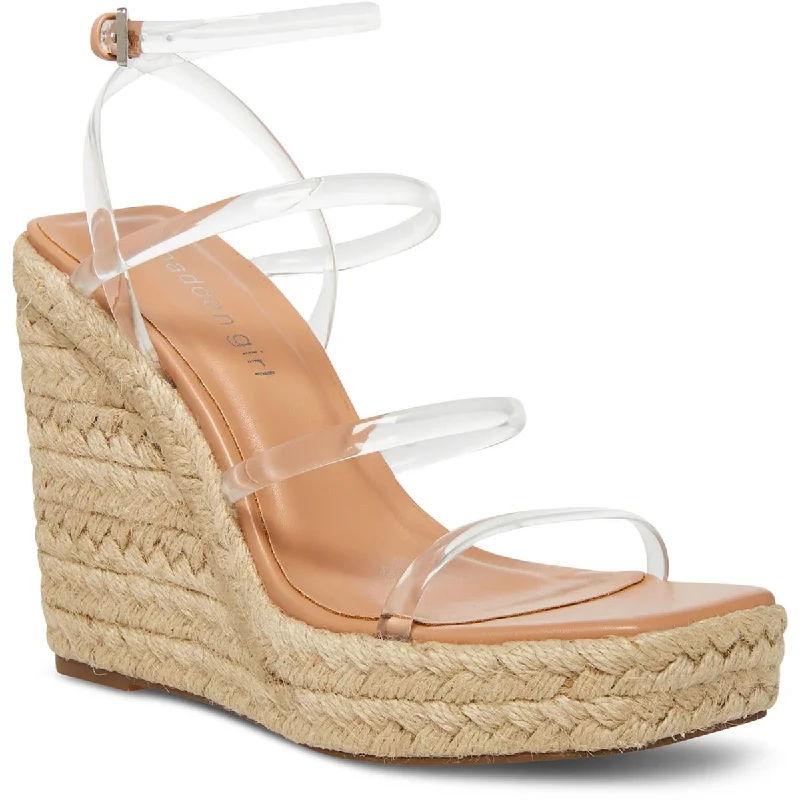 Women's Cork - Soled Espadrille Sandals with a Rope - Trimmed Upper in Navy for a Summer VibeMadden Girl Womens Hillarie Wedge Strappy Espadrilles Women's Cork - Soled Espadrille Sandals with a Rope - Trimmed Upper in Navy for a Summer VibeMadden Girl Womens Hillarie Wedge Strappy Espadrilles