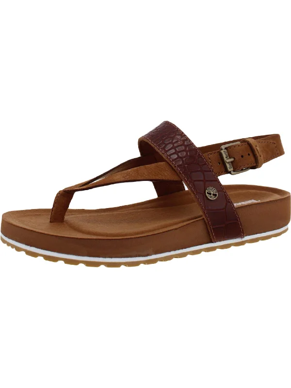 Shock - Absorbing Women's Sandals with a Soft Insole in Black for Active LifestylesMalibu Waves Womens Leather Footbed Thong Sandals Shock - Absorbing Women's Sandals with a Soft Insole in Black for Active LifestylesMalibu Waves Womens Leather Footbed Thong Sandals