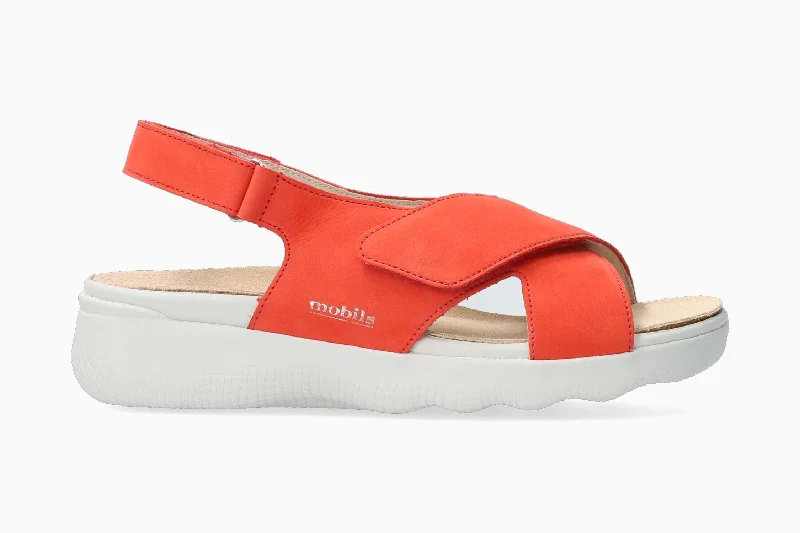 Shock - Absorbing Women's Sandals with a Soft Insole in Black for Active LifestylesMalorie - Cranberry Shock - Absorbing Women's Sandals with a Soft Insole in Black for Active LifestylesMalorie - Cranberry