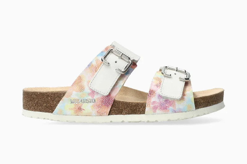 Plus Size Women's Wide - Width Platform Sandals in Black for Added Comfort and HeightMaya - White Plus Size Women's Wide - Width Platform Sandals in Black for Added Comfort and HeightMaya - White