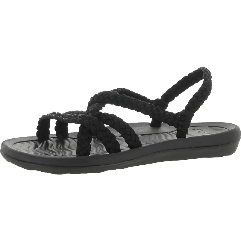 Shock - Absorbing Women's Sandals with a Soft Insole in Black for Active LifestylesMEGNYA Womens Braided Ankle Strap Slingback Sandals Shock - Absorbing Women's Sandals with a Soft Insole in Black for Active LifestylesMEGNYA Womens Braided Ankle Strap Slingback Sandals