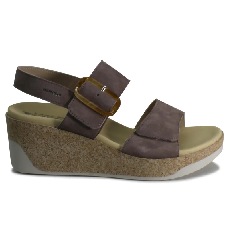 Shock - Absorbing Women's Sandals with a Soft Insole in Black for Active LifestylesGiulia Velvet Leather Women's Wedge Sandals Shock - Absorbing Women's Sandals with a Soft Insole in Black for Active LifestylesGiulia Velvet Leather Women's Wedge Sandals