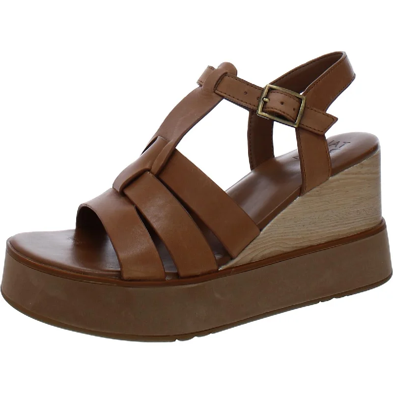 Women's Leather - Strapped Sandals with a Braided Detail in Brown for a Rustic AppealNaturalizer Womens Barrett Leather Strappy Wedge Sandals Women's Leather - Strapped Sandals with a Braided Detail in Brown for a Rustic AppealNaturalizer Womens Barrett Leather Strappy Wedge Sandals