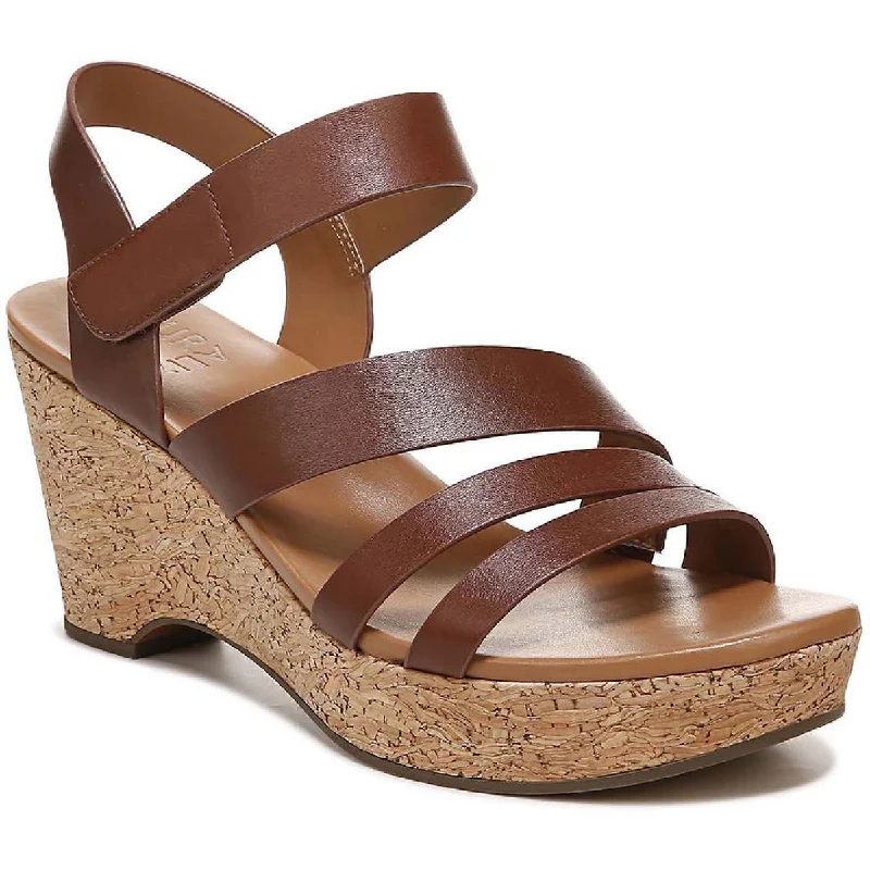 Child - Friendly Women's Sandals with a Secure Buckle in Purple for Moms on the GoNaturalizer Womens Cynthia Leather Platform Wedge Sandals Child - Friendly Women's Sandals with a Secure Buckle in Purple for Moms on the GoNaturalizer Womens Cynthia Leather Platform Wedge Sandals