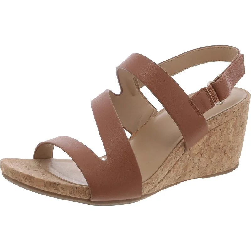 Elastic - Strap Women's Sandals with a Padded Toe in Teal for Easy On - and - OffNaturalizer Womens Faux Leather Strappy Wedge Sandals Elastic - Strap Women's Sandals with a Padded Toe in Teal for Easy On - and - OffNaturalizer Womens Faux Leather Strappy Wedge Sandals