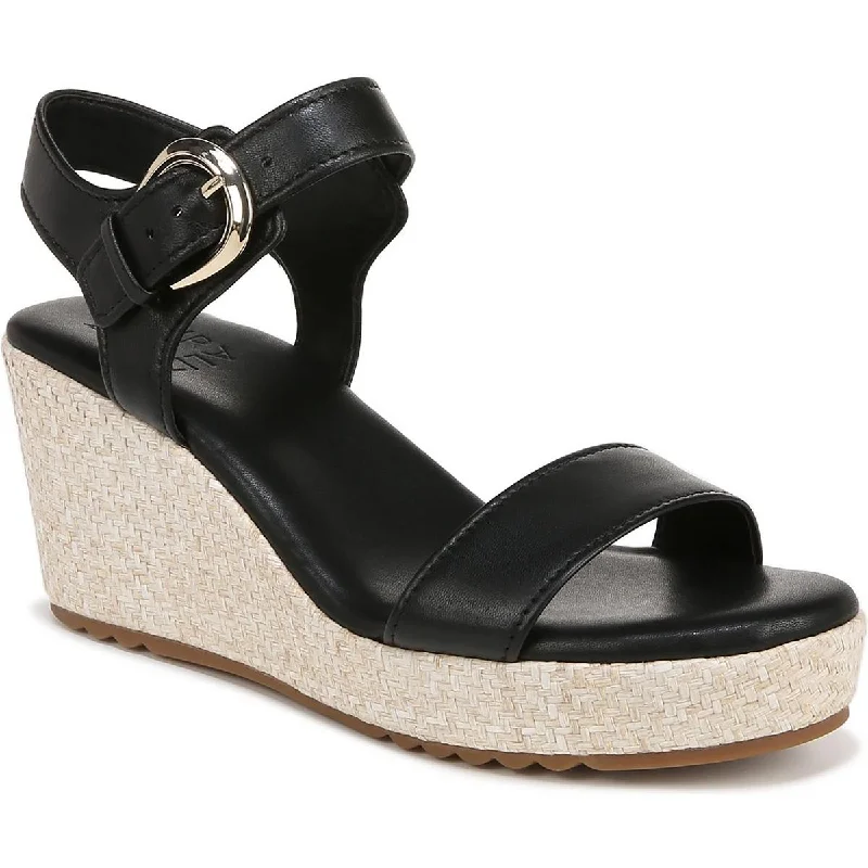 Anti - Slip Women's Sandals with a Grooved Sole in Green for Outdoor AdventuresNaturalizer Womens Stella Leathe Ankle Strap Wedge Sandals Anti - Slip Women's Sandals with a Grooved Sole in Green for Outdoor AdventuresNaturalizer Womens Stella Leathe Ankle Strap Wedge Sandals