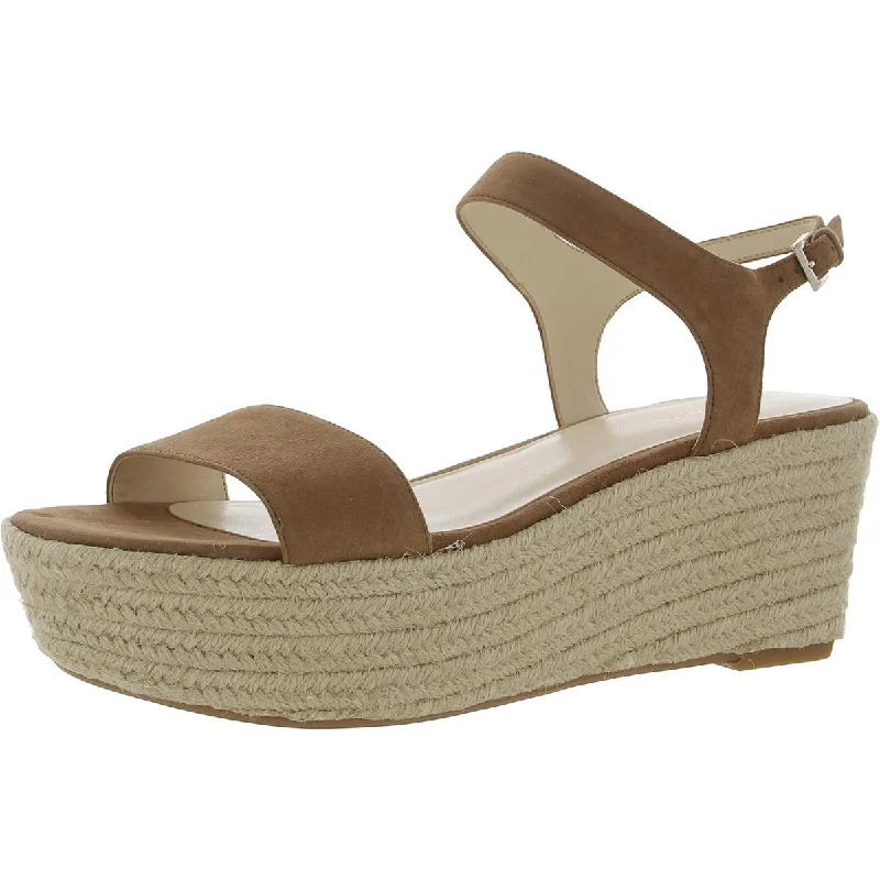 Elastic - Strap Women's Sandals with a Padded Toe in Teal for Easy On - and - OffNine West Womens Flownder Suede Ankle Strap Wedge Sandals Elastic - Strap Women's Sandals with a Padded Toe in Teal for Easy On - and - OffNine West Womens Flownder Suede Ankle Strap Wedge Sandals