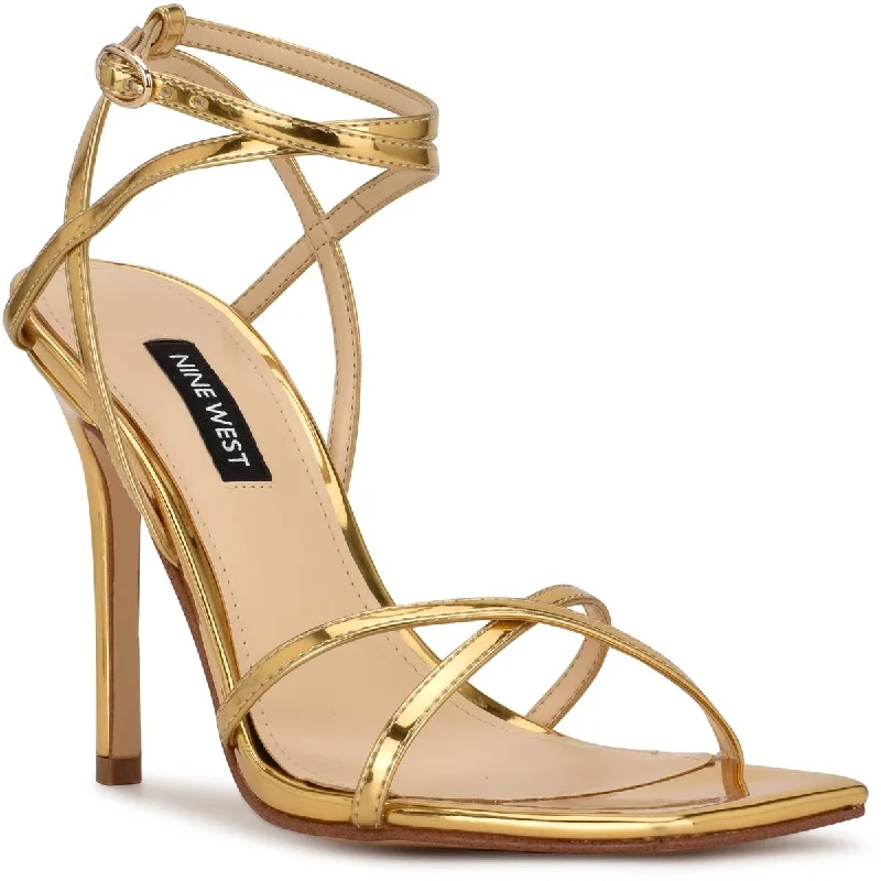 Women's Sandals with a Wedge Heel and a Tassel Detail in Orange for a Trendy LookNine West Womens Tidle Ankle Strap Dressy Heels Women's Sandals with a Wedge Heel and a Tassel Detail in Orange for a Trendy LookNine West Womens Tidle Ankle Strap Dressy Heels