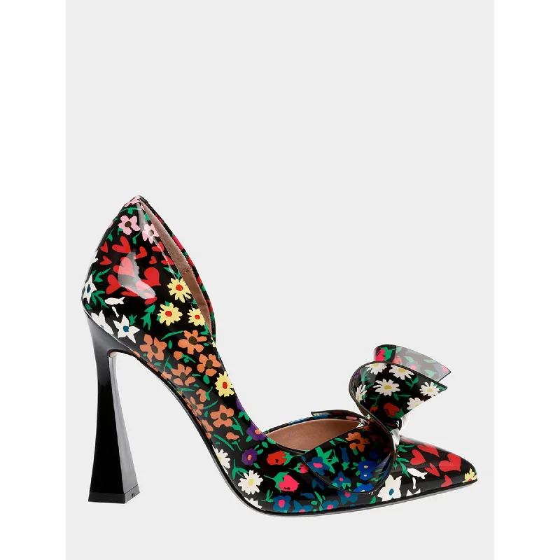 Women's Rhinestone - Embellished Open - Toe Sandals in Silver for a Glamorous Party LookNobble-p Black Ditsy Floral Women's Rhinestone - Embellished Open - Toe Sandals in Silver for a Glamorous Party LookNobble-p Black Ditsy Floral