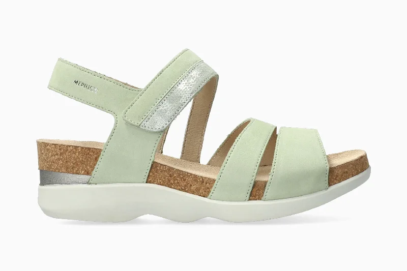 Women's Sandals with a Wedge Heel and a Tassel Detail in Orange for a Trendy LookOrly - Green Almond Women's Sandals with a Wedge Heel and a Tassel Detail in Orange for a Trendy LookOrly - Green Almond