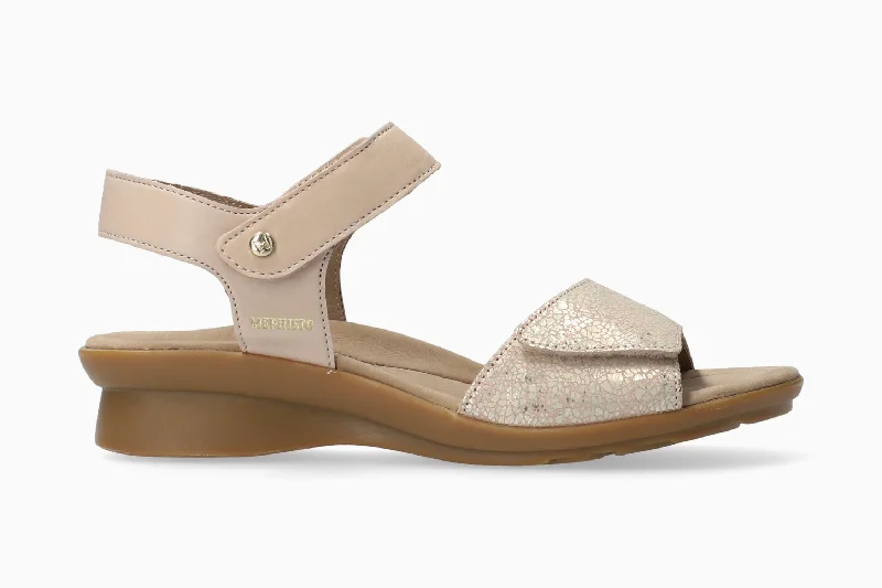 Anti - Slip Women's Sandals with a Grooved Sole in Green for Outdoor AdventuresPattie - Light Taupe Anti - Slip Women's Sandals with a Grooved Sole in Green for Outdoor AdventuresPattie - Light Taupe