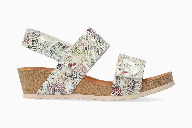 Child - Friendly Women's Sandals with a Secure Buckle in Purple for Moms on the GoRosalia - Multicolored