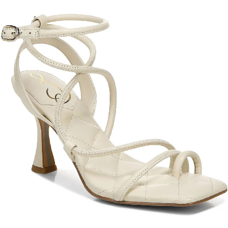 Adjustable Strap Women's Sandals with a Padded Heel in Pink for a Custom FitSam Edelman Womens Maven Leather Square Toe Heels Adjustable Strap Women's Sandals with a Padded Heel in Pink for a Custom FitSam Edelman Womens Maven Leather Square Toe Heels