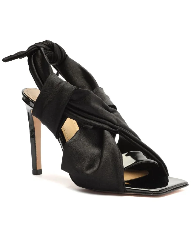 Women's Rhinestone - Embellished Open - Toe Sandals in Silver for a Glamorous Party LookSCHUTZ Marcie Patent & Leather Sandal Women's Rhinestone - Embellished Open - Toe Sandals in Silver for a Glamorous Party LookSCHUTZ Marcie Patent & Leather Sandal