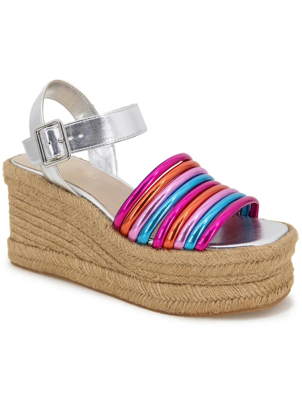 Women's Sandals with a Floral - Printed Upper in Pink for a Feminine Spring LookShelby Womens Metallic Ankle Strap Espadrilles Women's Sandals with a Floral - Printed Upper in Pink for a Feminine Spring LookShelby Womens Metallic Ankle Strap Espadrilles
