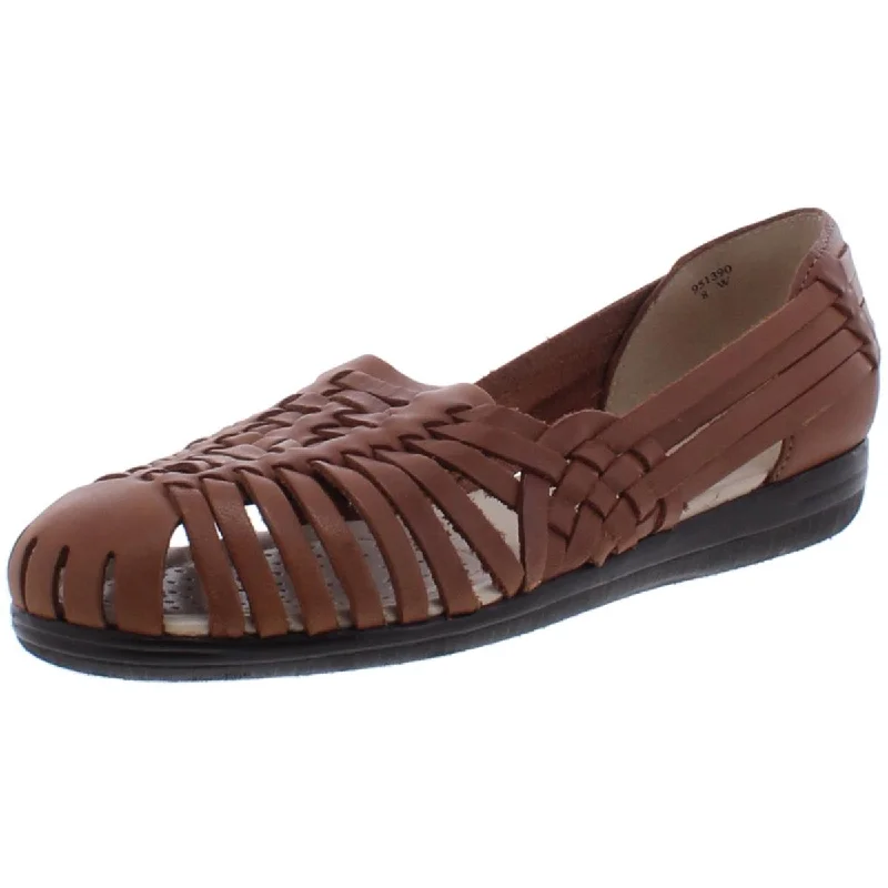Women's Cork - Soled Espadrille Sandals with a Rope - Trimmed Upper in Navy for a Summer VibeSoftspots Womens Trinidad Leather Woven Huarache Sandals Women's Cork - Soled Espadrille Sandals with a Rope - Trimmed Upper in Navy for a Summer VibeSoftspots Womens Trinidad Leather Woven Huarache Sandals