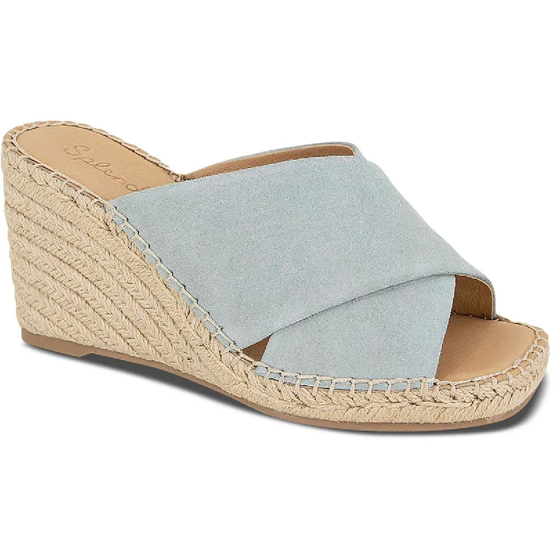Women's Cork - Soled Espadrille Sandals with a Rope - Trimmed Upper in Navy for a Summer VibeSplendid Womens Britt Slide Sandals Women's Cork - Soled Espadrille Sandals with a Rope - Trimmed Upper in Navy for a Summer VibeSplendid Womens Britt Slide Sandals