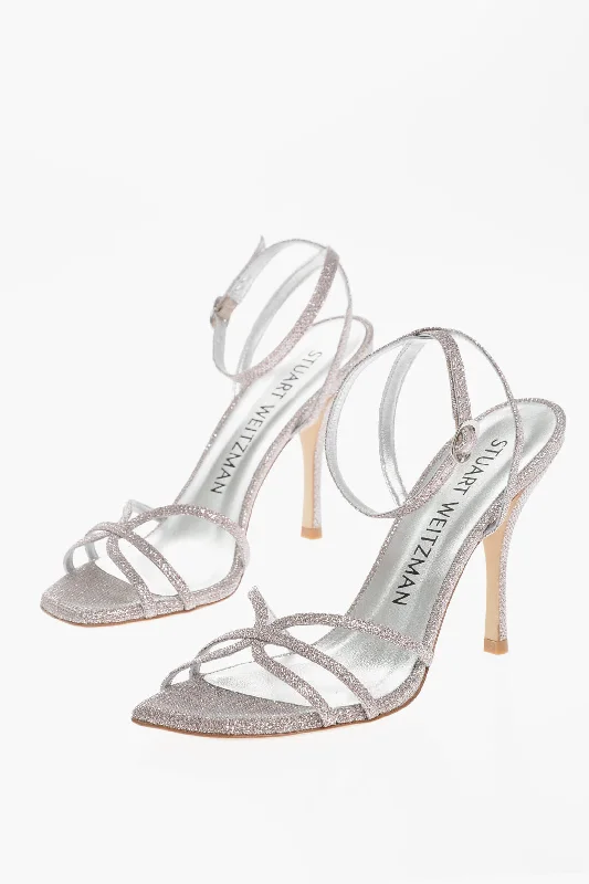 Child - Friendly Women's Sandals with a Secure Buckle in Purple for Moms on the GoStuart Weitzman Sandals Barelythere With Strap Heel 10 Cm Child - Friendly Women's Sandals with a Secure Buckle in Purple for Moms on the GoStuart Weitzman Sandals Barelythere With Strap Heel 10 Cm