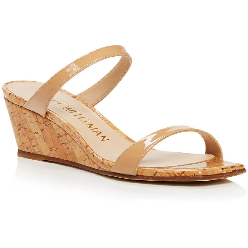Elastic - Strap Women's Sandals with a Padded Toe in Teal for Easy On - and - OffStuart Weitzman Womens Wedge Sandals Elastic - Strap Women's Sandals with a Padded Toe in Teal for Easy On - and - OffStuart Weitzman Womens Wedge Sandals