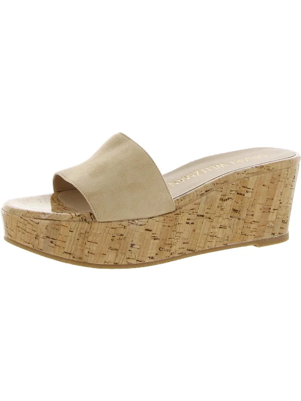 Women's Sandals with a Glitter - Coated Strap in Gold for a Sparkly Summer OutfitSummer Womens Suede Open Toe Wedge Sandals Women's Sandals with a Glitter - Coated Strap in Gold for a Sparkly Summer OutfitSummer Womens Suede Open Toe Wedge Sandals