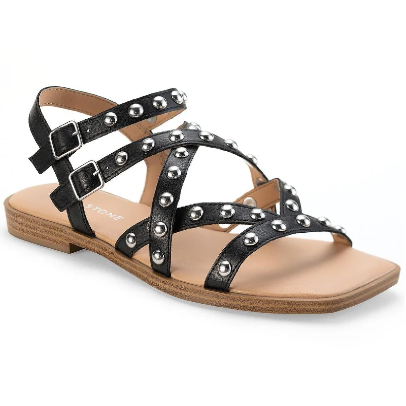Orthopedic Women's Sandals with Arch Support in Gray for Foot HealthSun + Stone Womens Faux Leather Studded Gladiator Sandals Orthopedic Women's Sandals with Arch Support in Gray for Foot HealthSun + Stone Womens Faux Leather Studded Gladiator Sandals